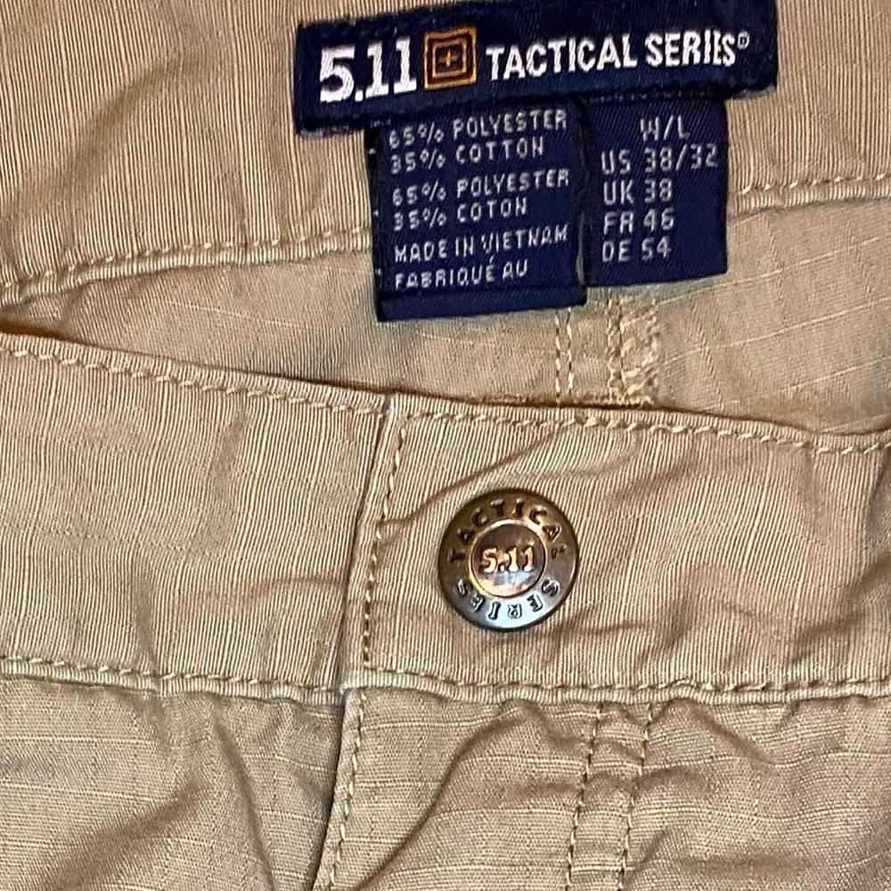5.11 Tactical Cargo Pants | Hammer Loop | Baggy Utility Workwear Ripstop 38x32 - Picture 5 of 6